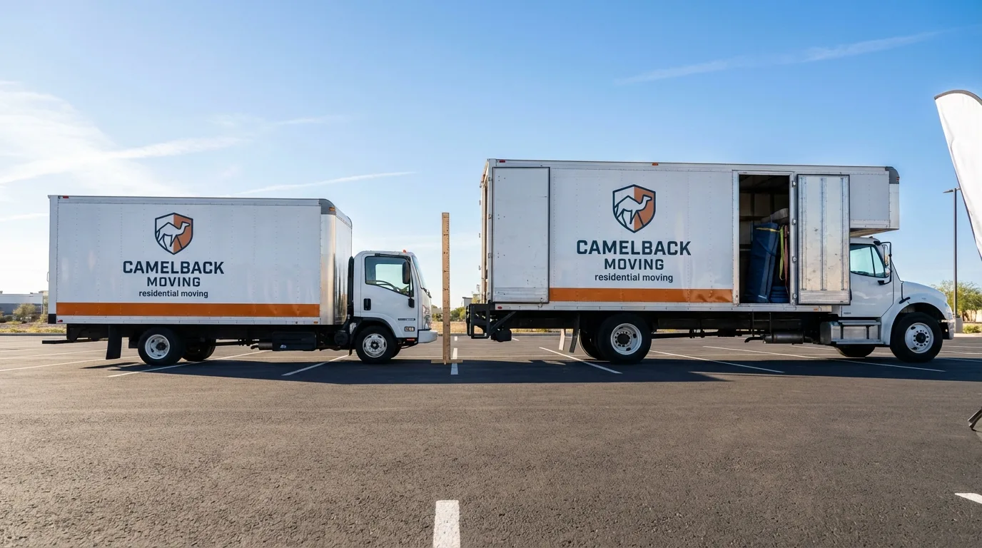 Moving truck size capacity guide in Watertown